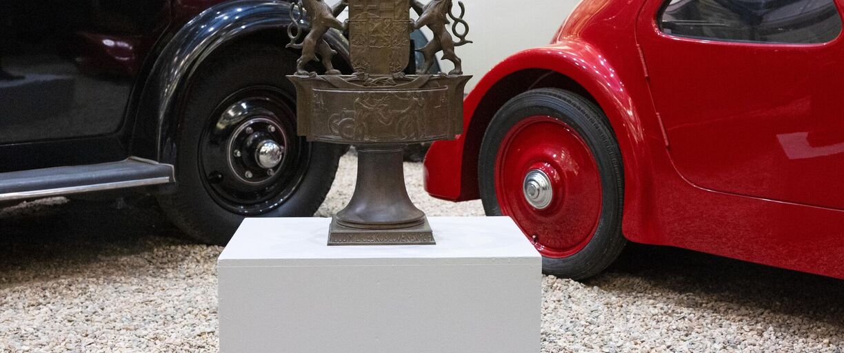 The Transport History Exhibition Now Features Two Exceptional Trophies from Pre-War Automotive Races